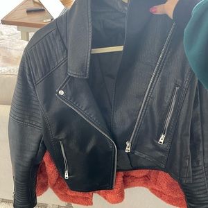 Top shop leather jacket
